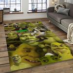 shrek cartoon characters carpet area rug home decor gift best present for friends dark room sk20