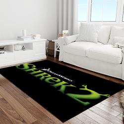 shrek cartoon characters carpet area rug home decor gift best present for friends light room sk1