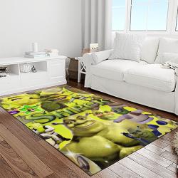shrek cartoon characters carpet area rug home decor gift best present for friends light room sk21
