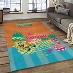 spongebob squarepants cartoon tv show retangle carpet area rug home decor best gift for family dark room ssp1