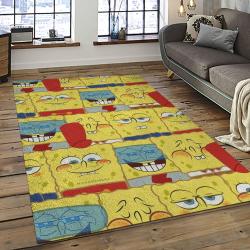 SpongeBob SquarePants Cartoon TV Show Retangle Carpet Area Rug Home Decor Best Gift For Family SSP10