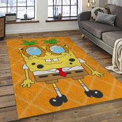 SpongeBob SquarePants Cartoon TV Show Retangle Carpet Area Rug Home Decor Best Gift For Family SSP11