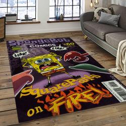 SpongeBob SquarePants Cartoon TV Show Retangle Carpet Area Rug Home Decor Best Gift For Family SSP23