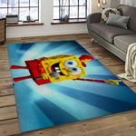spongebob squarepants cartoon tv show retangle carpet area rug home decor best gift for family dark room ssp27