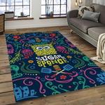 spongebob squarepants cartoon tv show retangle carpet area rug home decor best gift for family dark room ssp9
