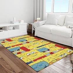 spongebob squarepants cartoon tv show retangle carpet area rug home decor best gift for family light room ssp10