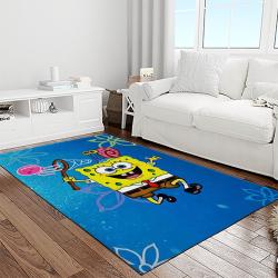 spongebob squarepants cartoon tv show retangle carpet area rug home decor best gift for family light room ssp12