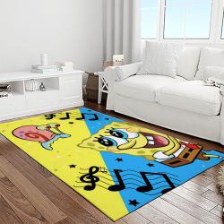 spongebob squarepants cartoon tv show retangle carpet area rug home decor best gift for family light room ssp13