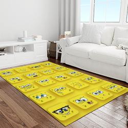 spongebob squarepants cartoon tv show retangle carpet area rug home decor best gift for family light room ssp18