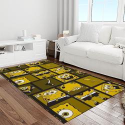 spongebob squarepants cartoon tv show retangle carpet area rug home decor best gift for family light room ssp20