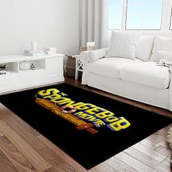spongebob squarepants cartoon tv show retangle carpet area rug home decor best gift for family light room ssp25