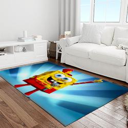 spongebob squarepants cartoon tv show retangle carpet area rug home decor best gift for family light room ssp27