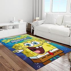 spongebob squarepants cartoon tv show retangle carpet area rug home decor best gift for family light room ssp28