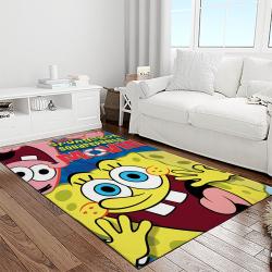 spongebob squarepants cartoon tv show retangle carpet area rug home decor best gift for family light room ssp32