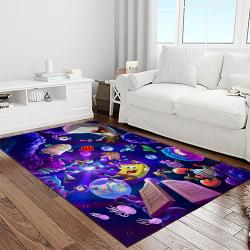 spongebob squarepants cartoon tv show retangle carpet area rug home decor best gift for family light room ssp33