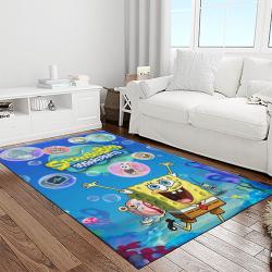 spongebob squarepants cartoon tv show retangle carpet area rug home decor best gift for family light room ssp41