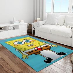 spongebob squarepants cartoon tv show retangle carpet area rug home decor best gift for family light room ssp42