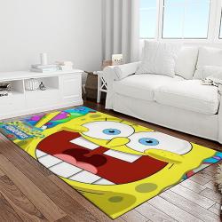 spongebob squarepants cartoon tv show retangle carpet area rug home decor best gift for family light room ssp43
