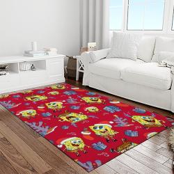 spongebob squarepants cartoon tv show retangle carpet area rug home decor best gift for family light room ssp6