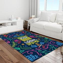 spongebob squarepants cartoon tv show retangle carpet area rug home decor best gift for family light room ssp9