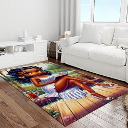 the best of betty boop cartoon character carpet area rug home decor gift best present for friends light room bobb15