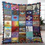 the greatest of greatful dead cover music band quilt blanket amazing gift for fans home decor gfd5