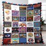 the greatest of greatful dead cover music band quilt blanket amazing gift for fans home decor gfd7