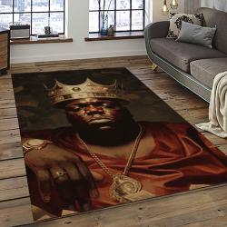 The Notorious B.I.G. Rapper Hiphop Music Rap Carpet Area Rug Home Decor Gift For Fans Gift For Friends BIG12