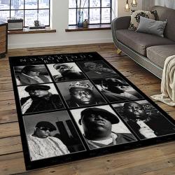 The Notorious B.I.G. Rapper Hiphop Music Rap Carpet Area Rug Home Decor Gift For Fans Gift For Friends BIG16
