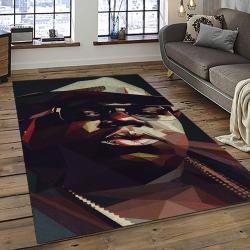 The Notorious B.I.G. Rapper Hiphop Music Rap Carpet Area Rug Home Decor Gift For Fans Gift For Friends BIG18