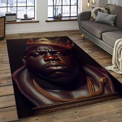 The Notorious B.I.G. Rapper Hiphop Music Rap Carpet Area Rug Home Decor Gift For Fans Gift For Friends BIG21