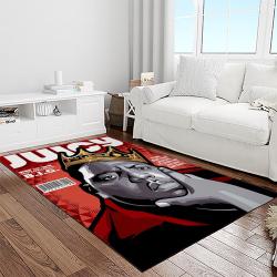 the notorious b.i.g. rapper hiphop music rap carpet area rug home decor gift for fans gift for friends light room big1