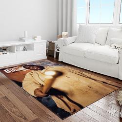 the notorious b.i.g. rapper hiphop music rap carpet area rug home decor gift for fans gift for friends light room big17