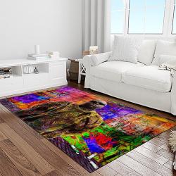 the notorious b.i.g. rapper hiphop music rap carpet area rug home decor gift for fans gift for friends light room big20