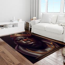 the notorious b.i.g. rapper hiphop music rap carpet area rug home decor gift for fans gift for friends light room big21