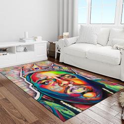 the notorious b.i.g. rapper hiphop music rap carpet area rug home decor gift for fans gift for friends light room big30