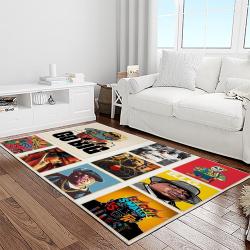 the notorious b.i.g. rapper hiphop music rap carpet area rug home decor gift for fans gift for friends light room big4