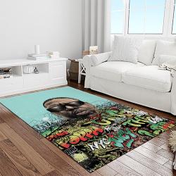 the notorious b.i.g. rapper hiphop music rap carpet area rug home decor gift for fans gift for friends light room big6