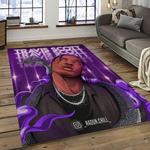 travis scott rapper hiphop music retangle carpet area rug home decor best gift for fan and friends dark room tst18