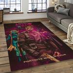 travis scott rapper hiphop music retangle carpet area rug home decor best gift for fan and friends dark room tst26