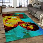 travis scott rapper hiphop music retangle carpet area rug home decor best gift for fan and friends dark room tst29