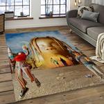 travis scott rapper hiphop music retangle carpet area rug home decor best gift for fan and friends dark room tst30