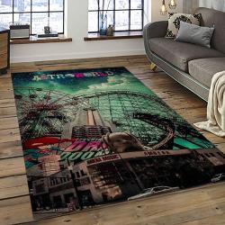 Travis Scott Rapper Hiphop Music Retangle Carpet Area Rug Home Decor Best Gift For Fan And Friends TST6