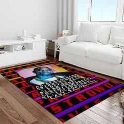 travis scott rapper hiphop music retangle carpet area rug home decor best gift for fan and friends light room tst14