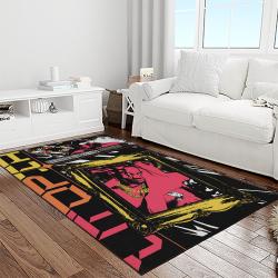 travis scott rapper hiphop music retangle carpet area rug home decor best gift for fan and friends light room tst15