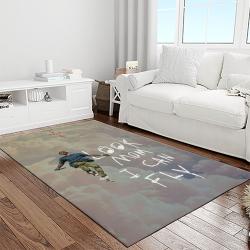 travis scott rapper hiphop music retangle carpet area rug home decor best gift for fan and friends light room tst2