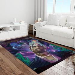 travis scott rapper hiphop music retangle carpet area rug home decor best gift for fan and friends light room tst20