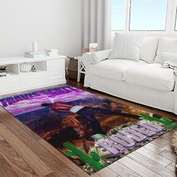 travis scott rapper hiphop music retangle carpet area rug home decor best gift for fan and friends light room tst3