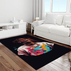 travis scott rapper hiphop music retangle carpet area rug home decor best gift for fan and friends light room tst36