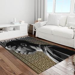 travis scott rapper hiphop music retangle carpet area rug home decor best gift for fan and friends light room tst37